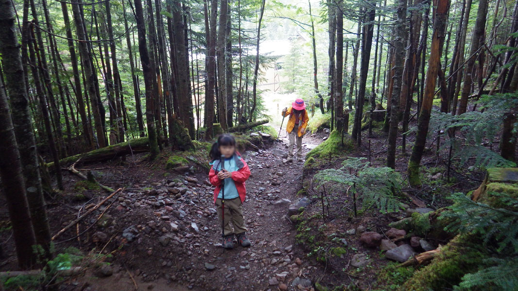 とりあえず天狗岳方面へ出発